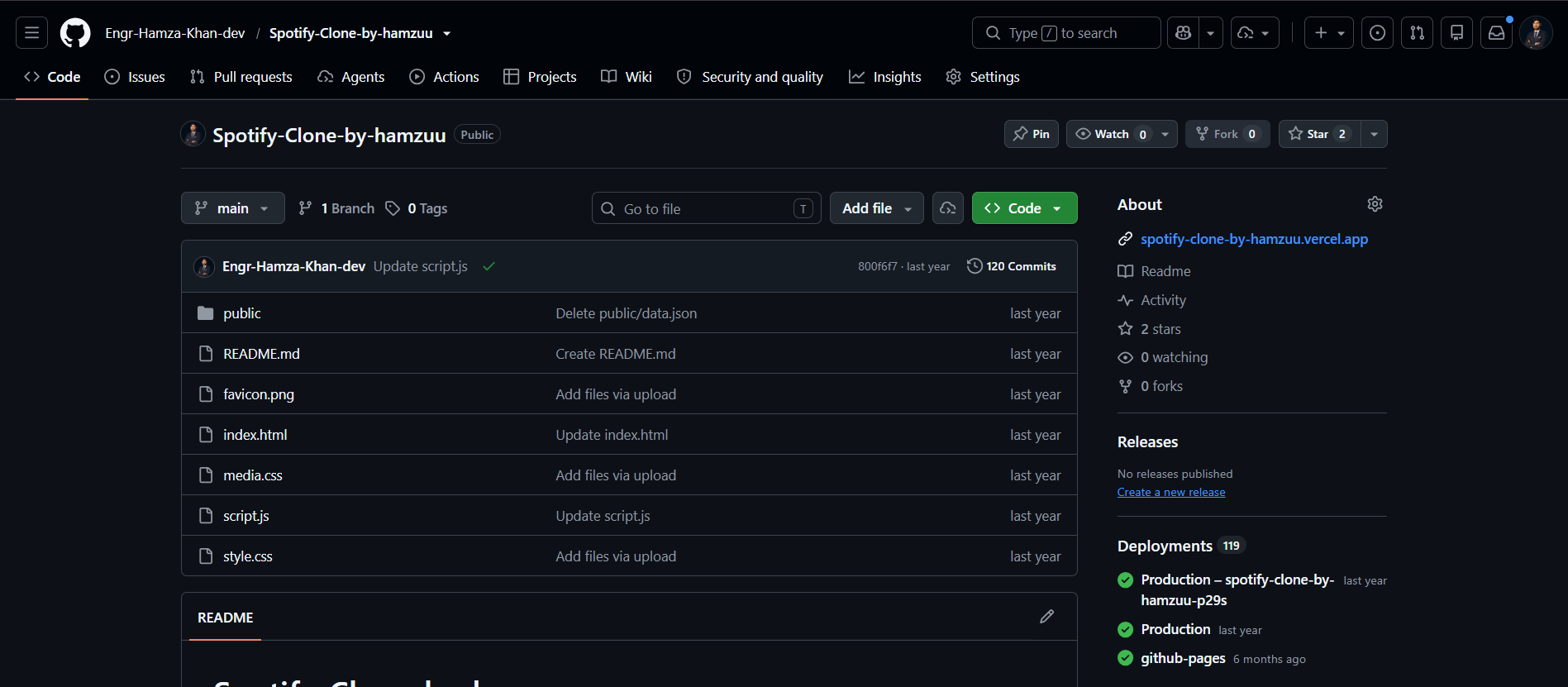 Spotify Clone